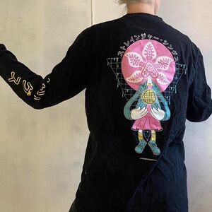 Limited edition sz M Stranger Things x Chigorin Elegorgon long sleeve shirt